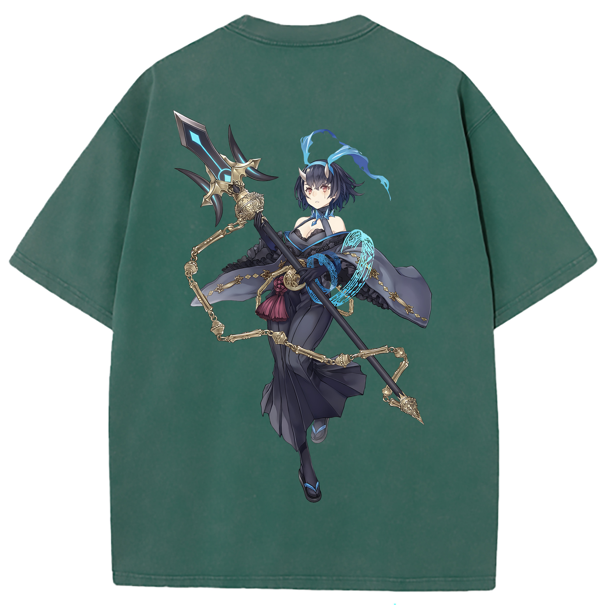 （画像用） 転スラ Regarding Reincarnated to Slime 綿100% ヴィンテージ風 半袖Tシャツ（背面プリント）